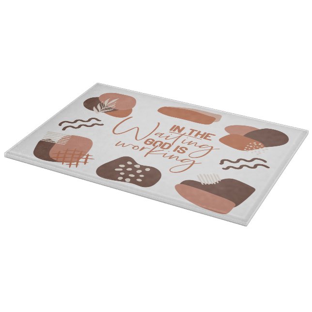 Planche À Découper Cadeau En Verre Pour Chrétiens (Coin)