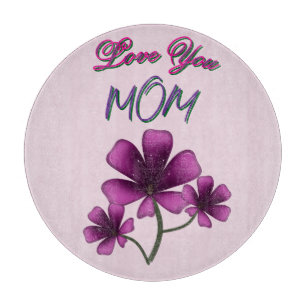 Planche À Découper Cadeau floral personnalisé et sur mesure pour la f