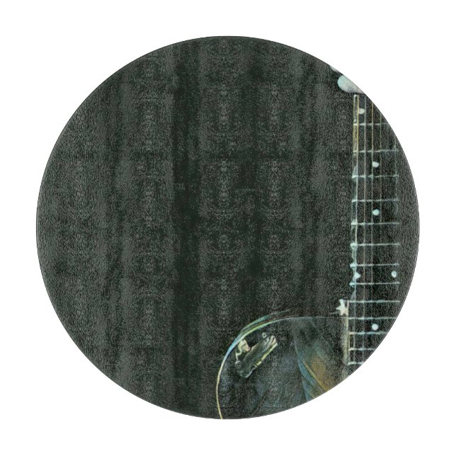 Planche À Découper Cadeaux de basse guitariste (Devant)