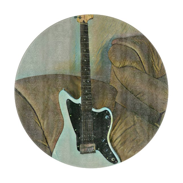 Planche À Découper Cadeaux de guitare pour papa (Devant)