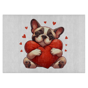 Planche À Découper Cadeaux de la Saint-Valentin Pitbull