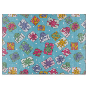 Planche À Découper Cadeaux de Noël motif