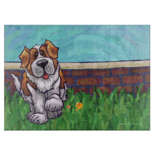 Planche À Découper Cadeaux et accessoires St. Bernard (Devant)