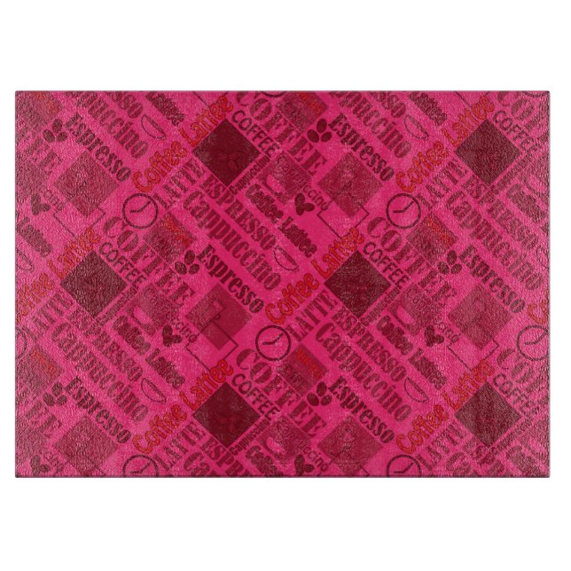 Planche À Découper Café aimant (Devant)