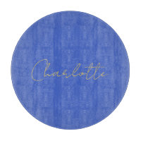 Calligraphie Or Couleur Deep Royal Nom personnalis