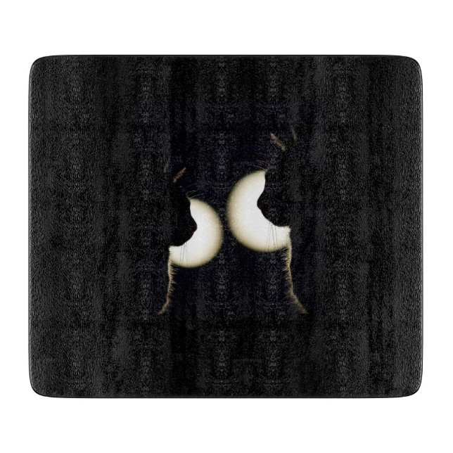 Planche À Découper Cambrioleurs de chats en verre tacheté (Devant)