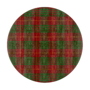 Planche À Découper Cameron tartan rouge vert plaid