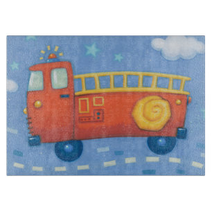 Planche À Découper Camion de pompiers