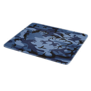 Planche À Découper Camouflage bleu marine, Militaire, Armée