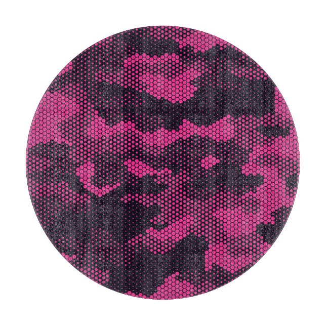 Planche À Découper Camouflage hexagonal, texture militaire arrière -  (Devant)