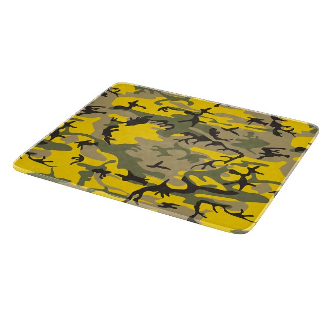 Planche À Découper Camouflage jaune et vert, Militaire, Armée (Coin)
