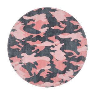 Planche À Découper Camouflage rose : Motif Vintage classique
