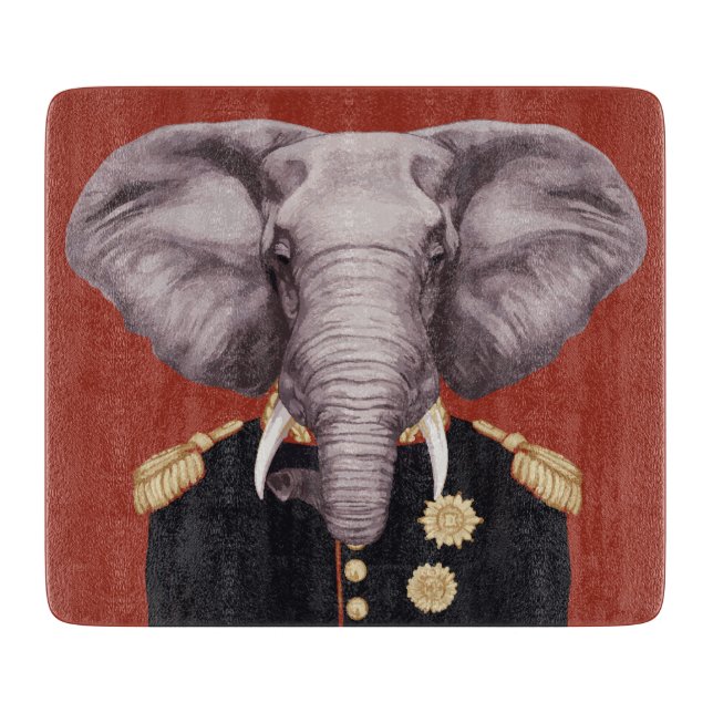 Planche À Découper Capitaine Elephant (Devant)