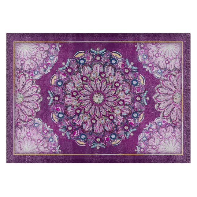 Planche À Découper Cardinal Red Rosace (Devant)