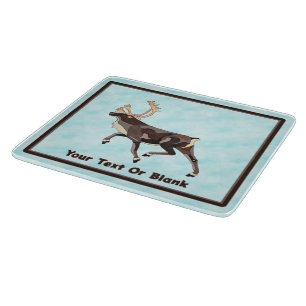 Planche À Découper Caribou/Reindeer d'art populaire