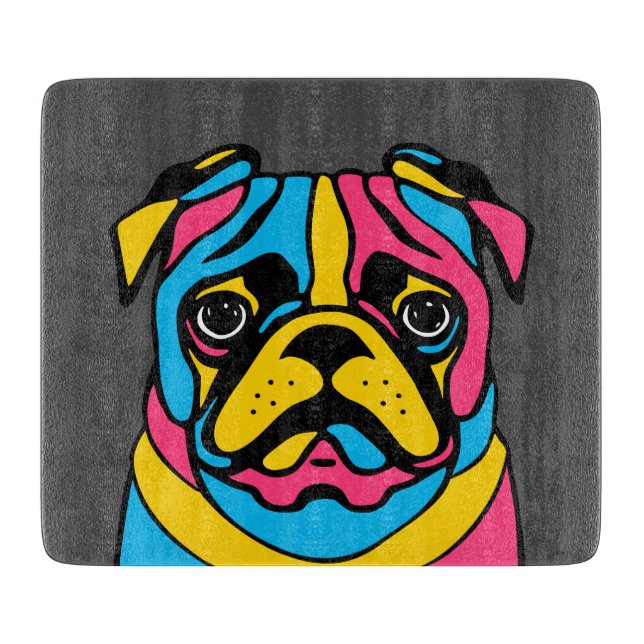 Planche À Découper carlin 3 tons personnalisable (Devant)