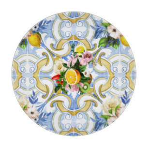 Planche À Découper Carrelage méditerranéen, majolica, style sicilien