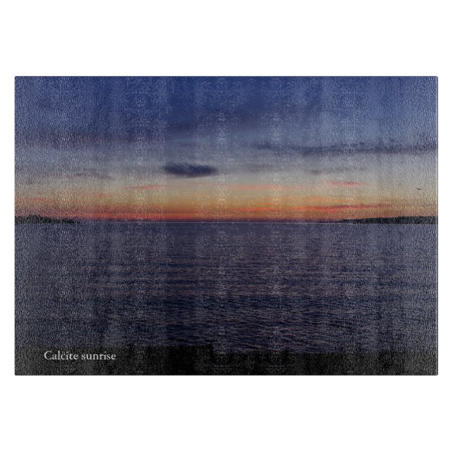 Planche À Découper Carte à découpe Calcite Sunrise (Devant)