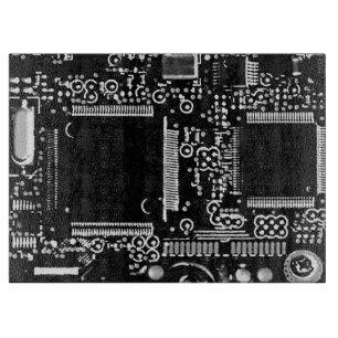 Planche À Découper Carte à découper Circuit noir et blanc 2