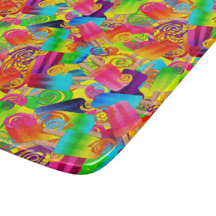 Planche À Découper Carte à découper CKC Popsicle Swirls-Jaune-6x7