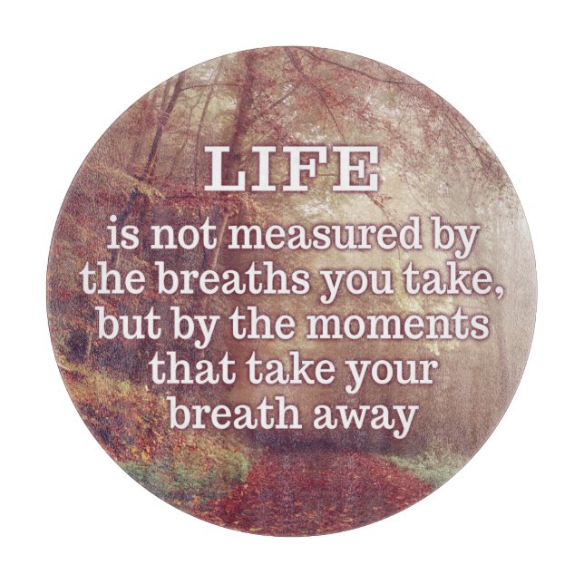 Planche À Découper Carte à découper de la cote de vie (Devant)