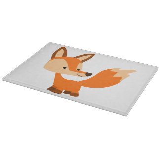 Planche À Découper Carte à découper Fox Cartoon sympa
