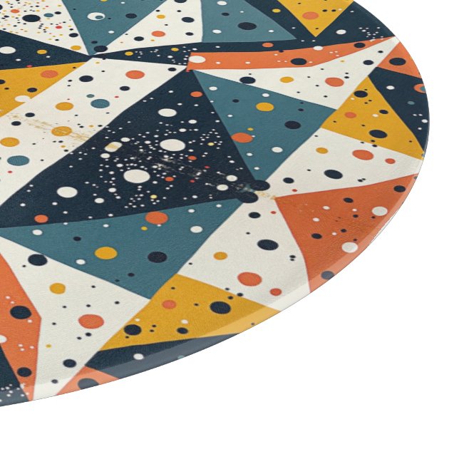Planche À Découper Carte à découper moderne Terrazzo (Coin)