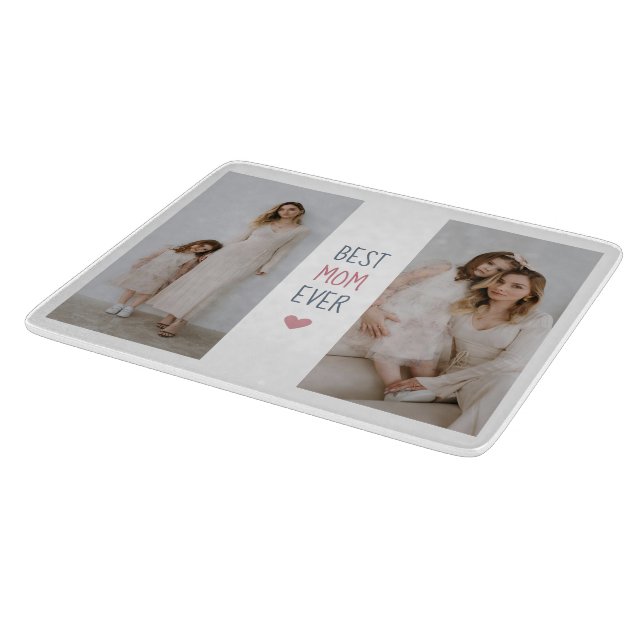 Planche À Découper Carte à découper personnalisée "Best Mom Ever" (Coin)