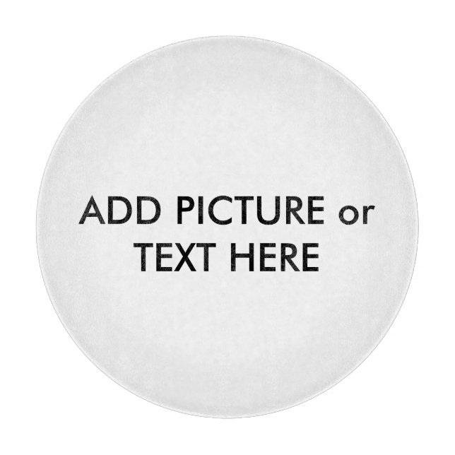 Planche À Découper Carte à découper personnalisée Image et texte (Devant)