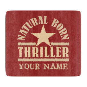 Planche À Découper Carte à découper personnalisée Natural Born Thrill