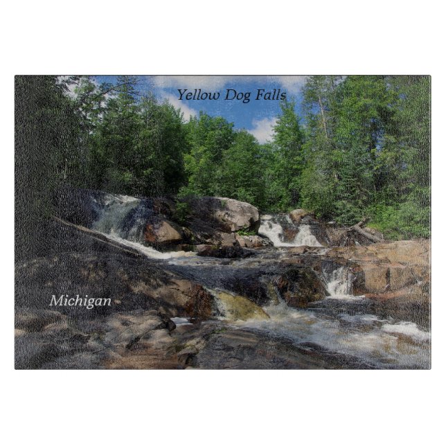 Planche À Découper Carte à découper Yellow Dog Falls (Devant)