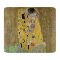 CARTE DE CHOPPAGE EN VERRE : GUSTAV KLIMT : LE KIS