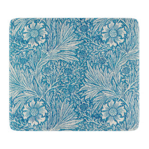 PLANCHE À DÉCOUPER CARTE DE CHOPPAGE EN VERRE : WILLIAM MORRIS