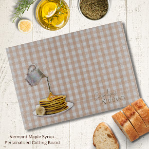 Planche À Découper Carte de coupe du sirop d'érable du Vermont