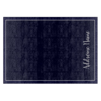 Planche À Découper Carte de découpe bleu marine de la cuisine