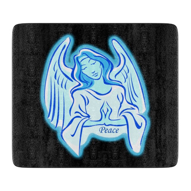 Planche À Découper Carte de découpe Blue Peace Angel (Devant)