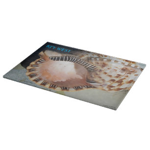 Planche À Découper Carte de découpe de gros coquillages Key West