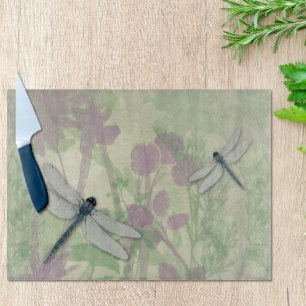 Planche À Découper Carte de découpe des libellules bleues