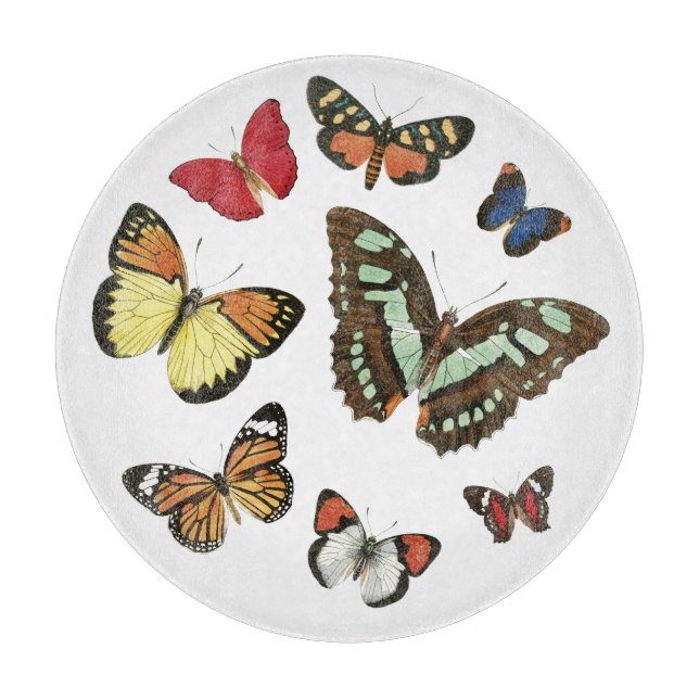 Planche À Découper Carte de découpe des papillons (Devant)