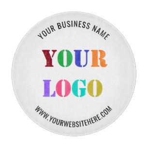 Planche À Découper Carte de découpe professionnelle du texte du logo