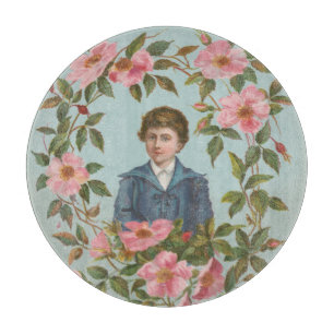 Planche À Découper Carte de la Saint-Valentin allemande antique kitsc