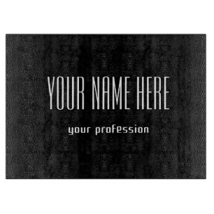 Planche À Découper Carte de visite personnelle personnalisable