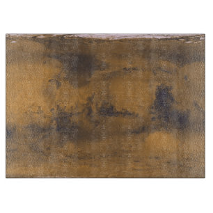 Planche À Découper Carte du monde de Mars Red Planet par satellite