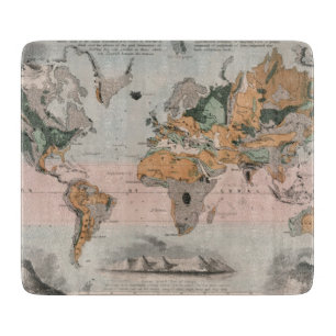 Planche À Découper Carte géologique du monde