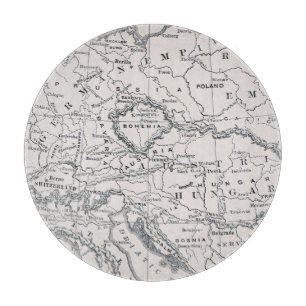 PLANCHE À DÉCOUPER CARTE : L'ALLEMAGNE ET L'AUTRICHE