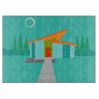 Cartoon de l'âge de l'espace Maison de coupe en ve