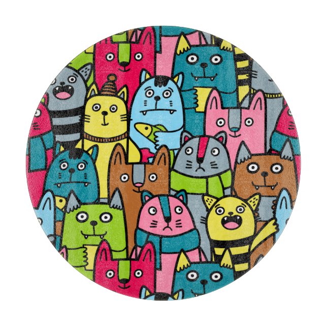 Planche À Découper Cat et kitten (Devant)