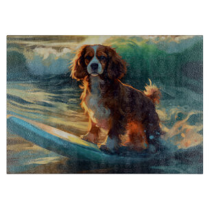 Planche À Découper Cavalier King Beach Surf Peinture