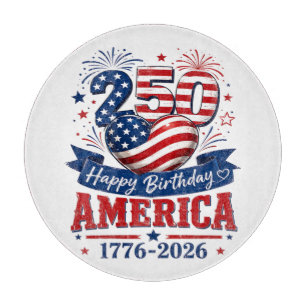 Planche À Découper Célébration patriotique d'anniversaire America 250