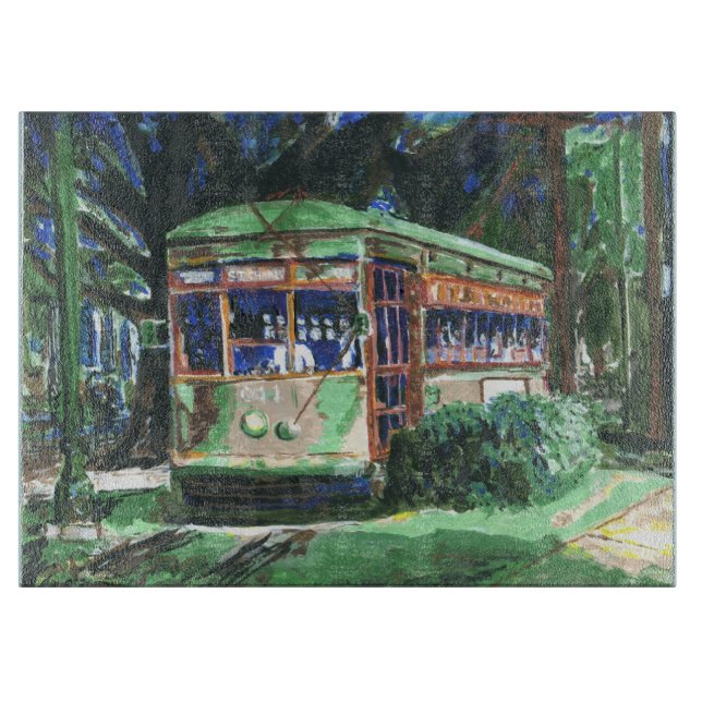 Planche À Découper Célèbre New Orleans Streetcat (Devant)